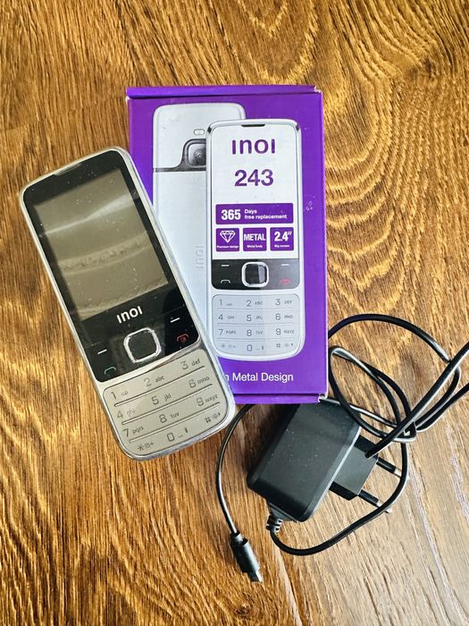 Inoi 243, holati zor, 1 oy ishlatilgan, telefon, karobka,zaryad bor