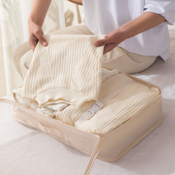 Органайзер дорожный для чемодана 7 в 1 для хранения вещей одежды.