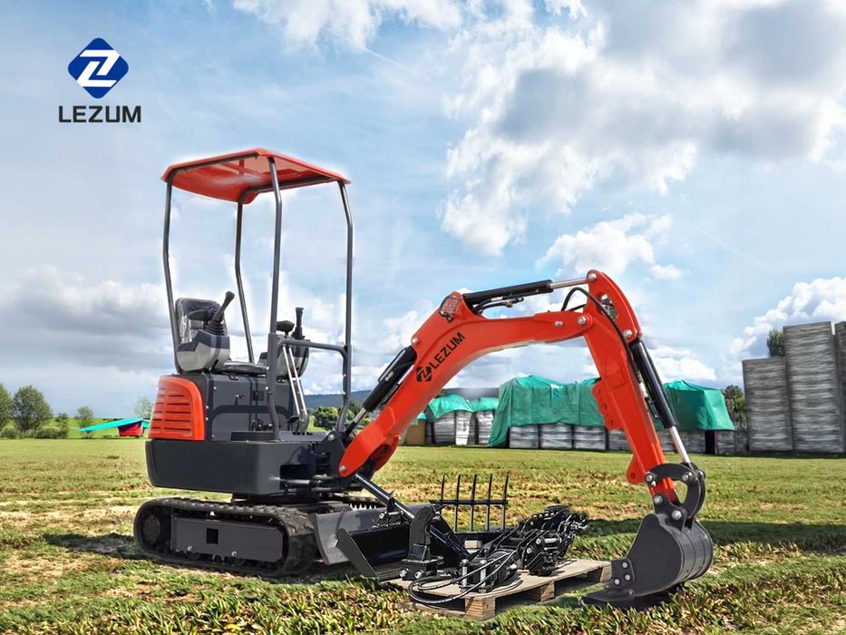 LEZUM DY13 Mini excavator chinezesc nou de vânzare direct din fabrică