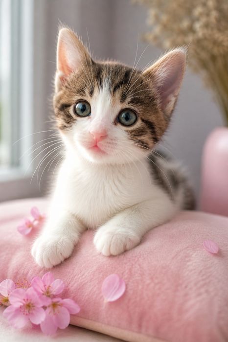 Две девочки котятки