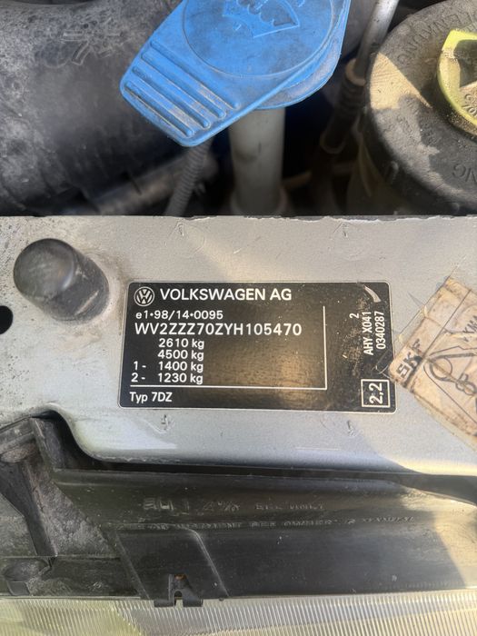 Vw T4 Caravelle 2.5 TDI 151 CP