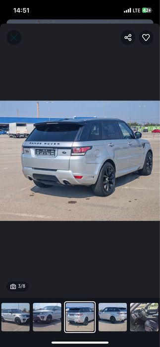 Land Rover Range Rover Sport Autobiografy  Hybrid 3.0 diesel