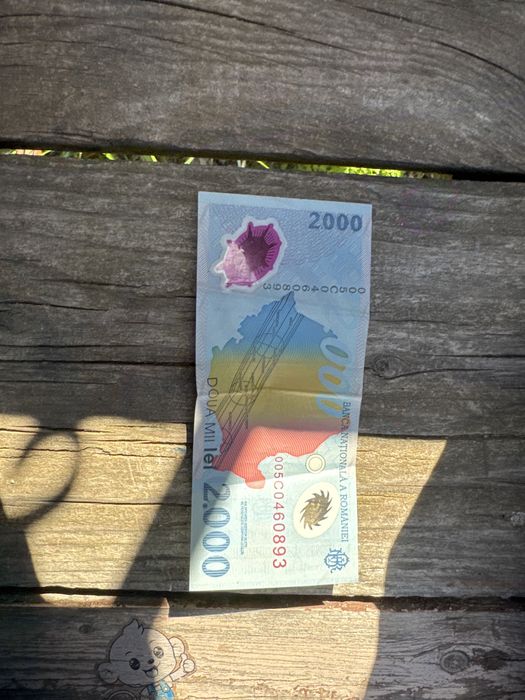 Bacnota 2000 lei bani vechi