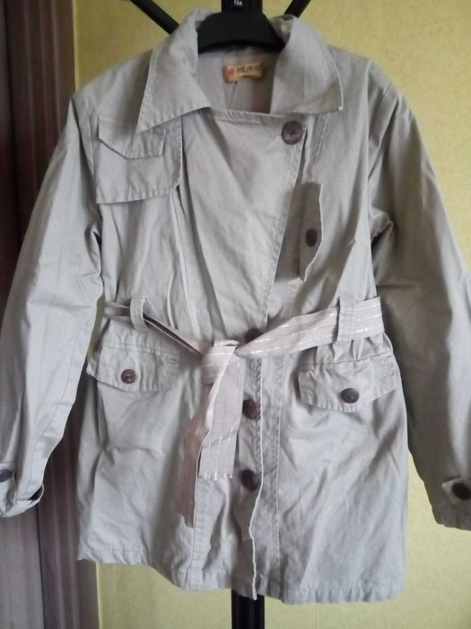 Детски шлифер, тренчкот за момиче