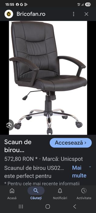 Scaun directorial ergonomic