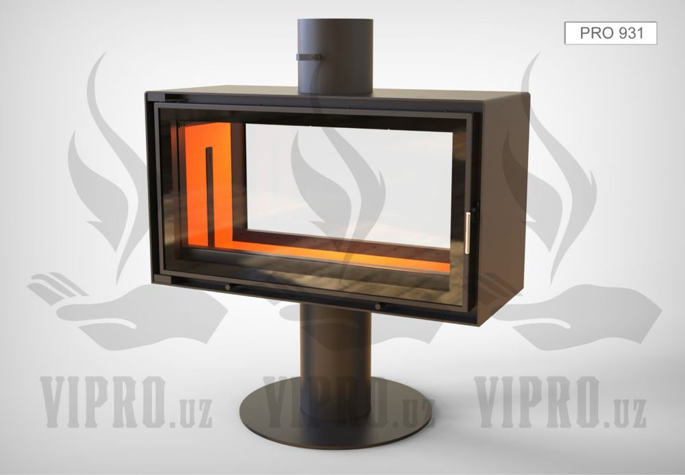 Камин PRO-931,островной камин,туннельный камин,печь,отопление