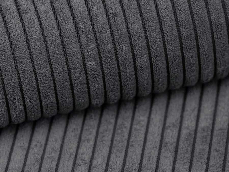 Pat Tapitat pentru saltea de 190 Adam Gri - Poso 22 rabatabil cu lada