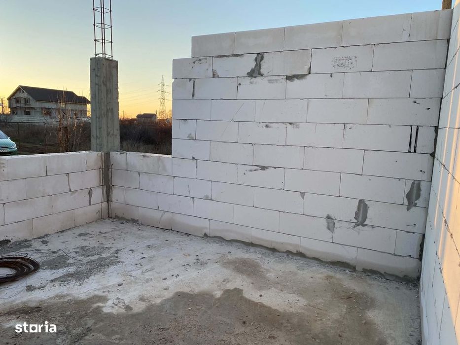 Teren de vanzare cu constructie partiala
