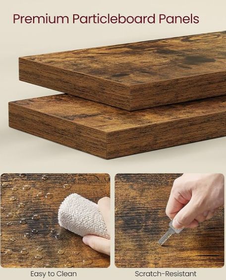 Ъглов стенен рафт/етажерка Vasagle