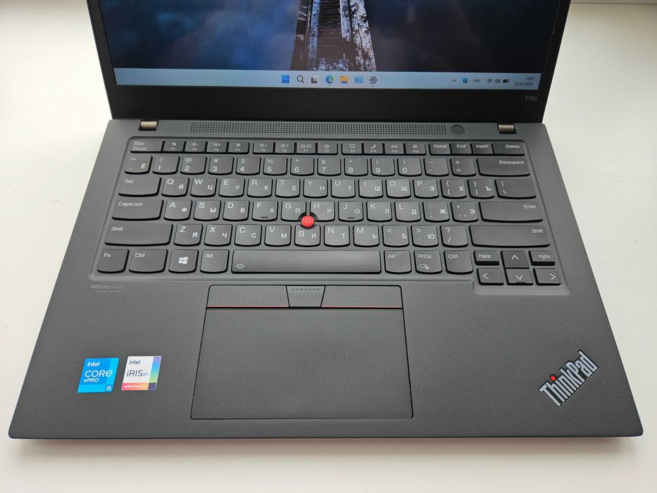 Lenovo ThinkPad T14S Gen2/i5/16/256/IrCam/TouchScreen