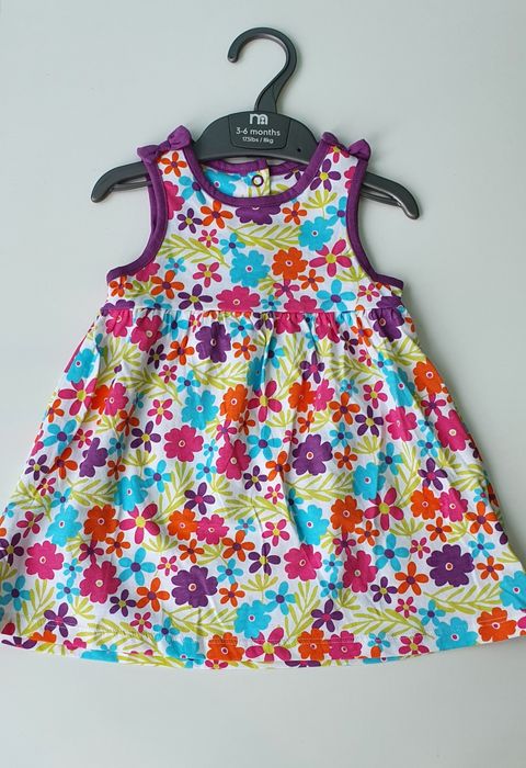 Новое платье, комплект и боди Mothercare на девочку 3-6 мес