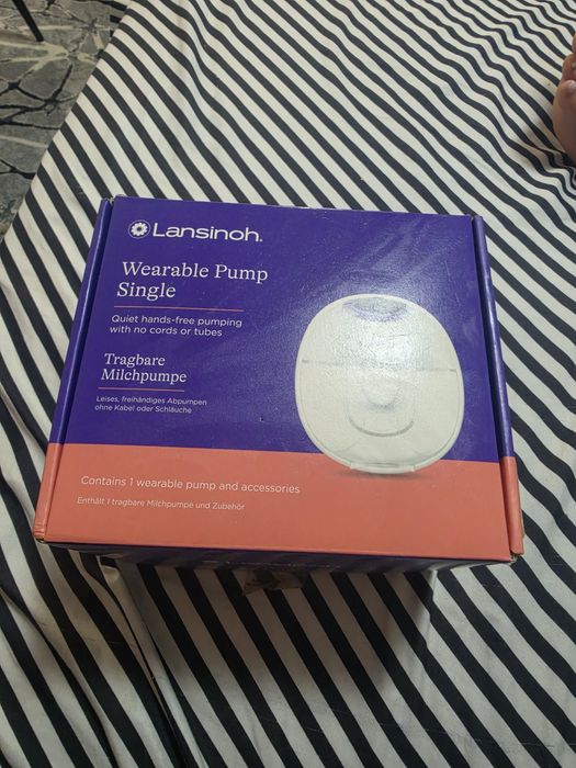 Pompa de san electrica, hands free, portabila, Lansinoh