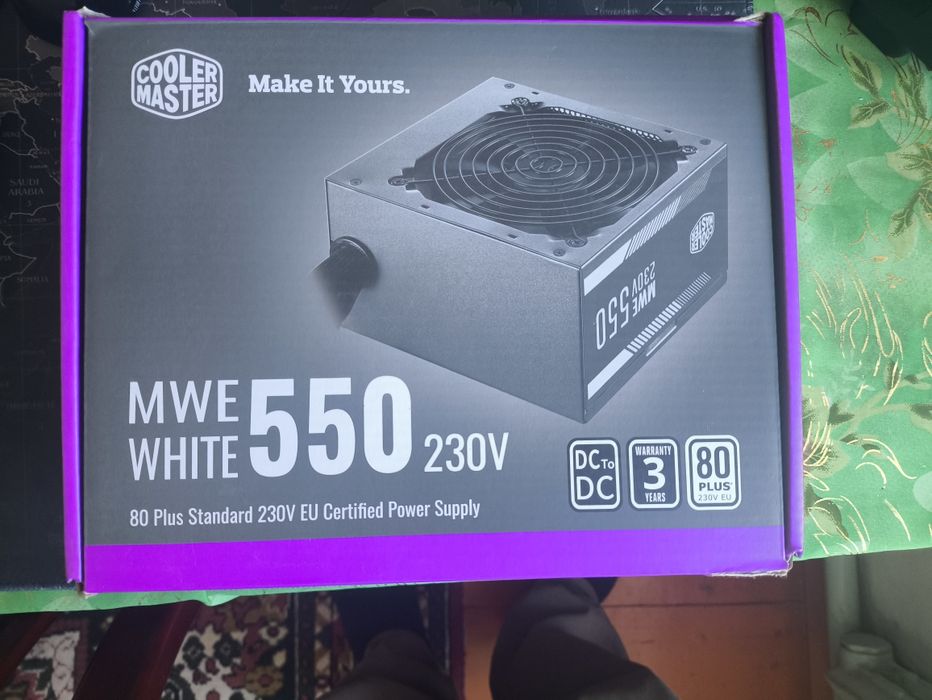 Блок питания от куллер мастер mwe 550 w