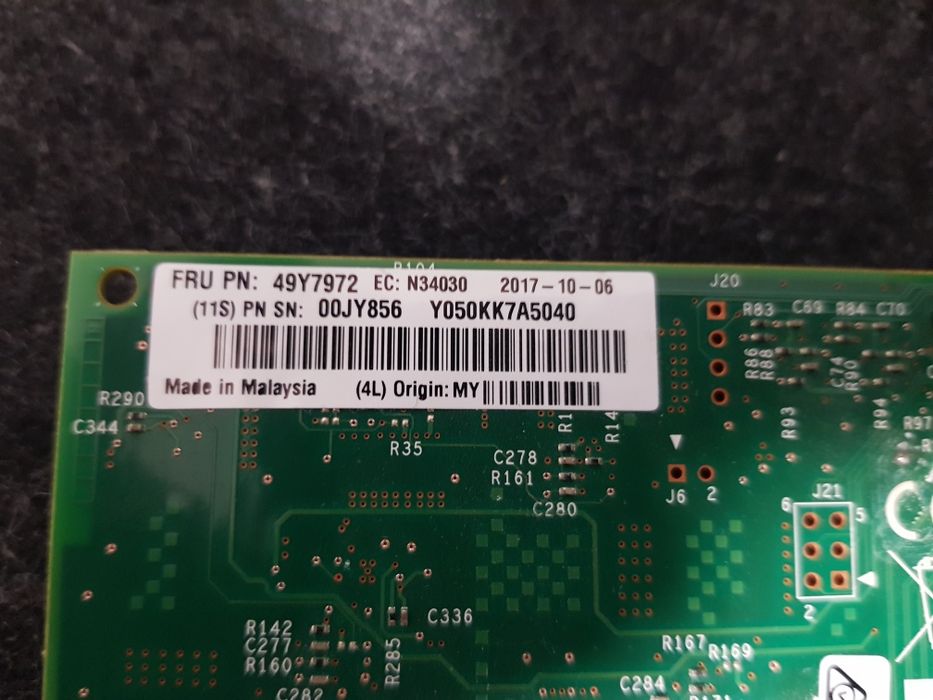 Placa de retea 10GB Dual Port RJ45 Intel X540-T2 Lenovo 49y7972