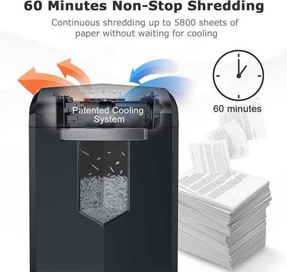 Distrugător de documente Bonsaii Heavy Duty, 18 coli