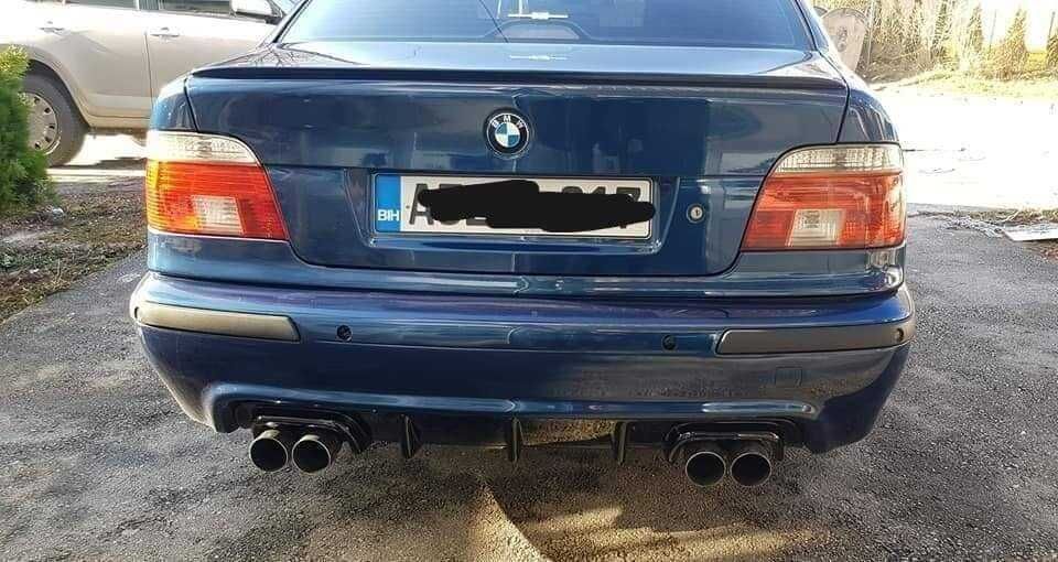 Добавка за задна броня Двоен Дифузьор БМВ BMW 5 E39