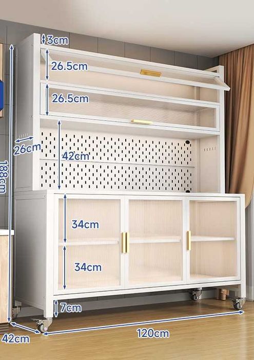 Современный шкаф с откидной дверцей

Идеален для посуды и техники