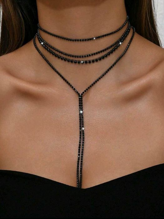 Черни елегантни бижута