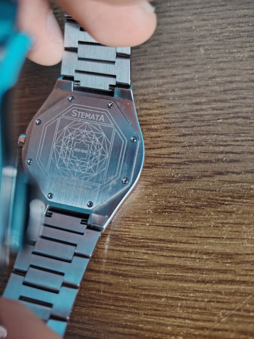 Stemata Watch Cassiopeia Nox Caelo Grey – Ediție Limitată (600 buc.) | Sticlă Safir | Mecanism Elvețian