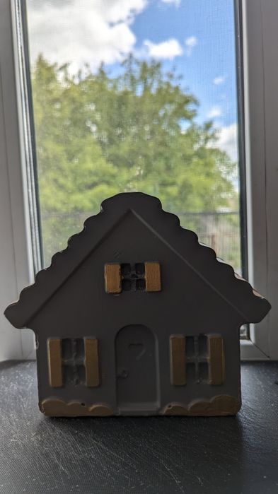 Копилка Домик из гипса