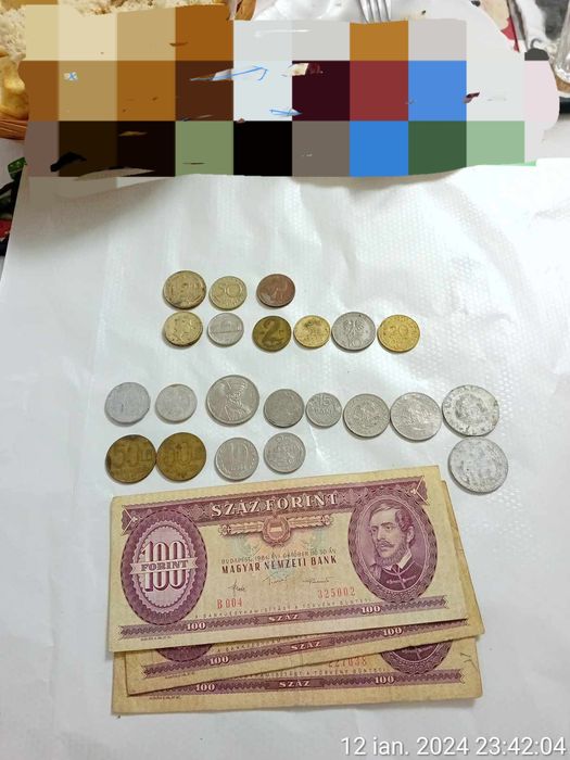 Bani vechi din diferite perioade