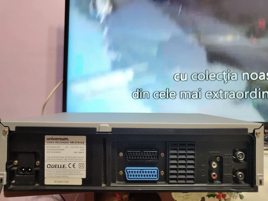 Videorecorder Universum VR 27013A Quelle,6 capete,Stereo HI-FI Germania