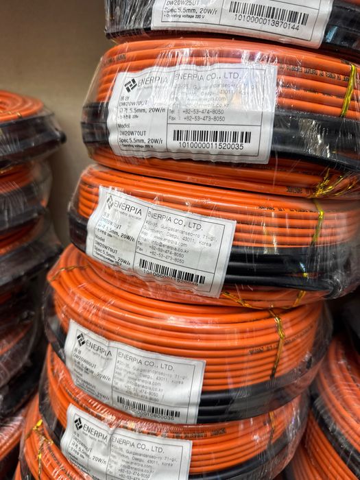 Кабельный электриеский тёплый пол.