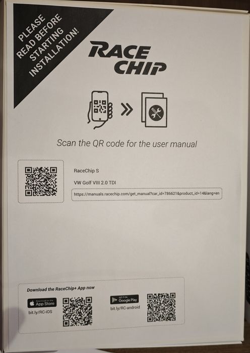 Race Chip S - VW Golf 8 2.0tdi