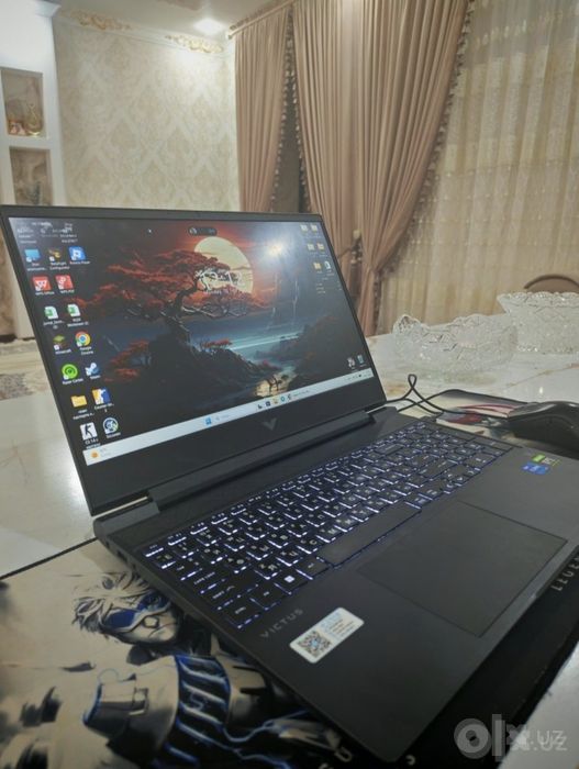 Hp Victis 15 core i5-12th + rtx 3050, 8/512gb