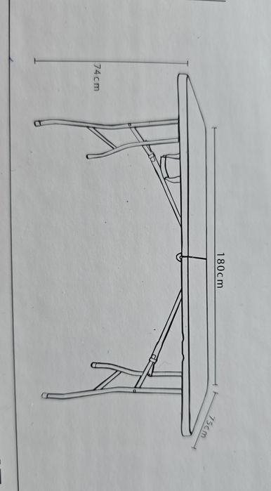 Masa pliabila 180 cm targuri evenimente camping casa gradina