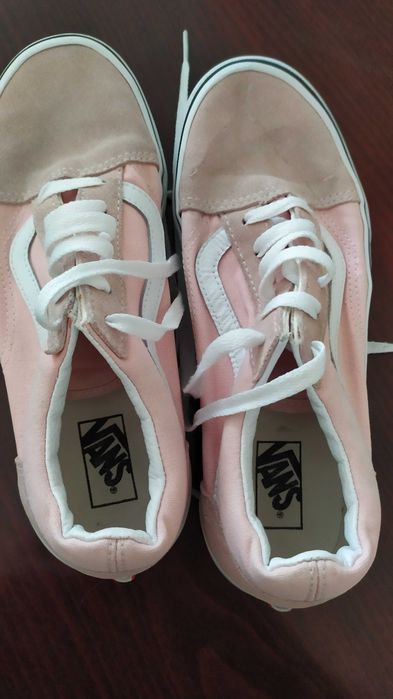 VANS Ванс детски/юношески розови платненки размер 36. Употребявани