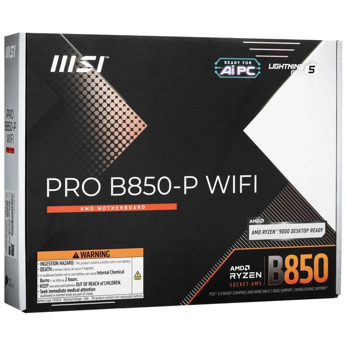 - Материнская плата MSI PRO B850-P WIFI
