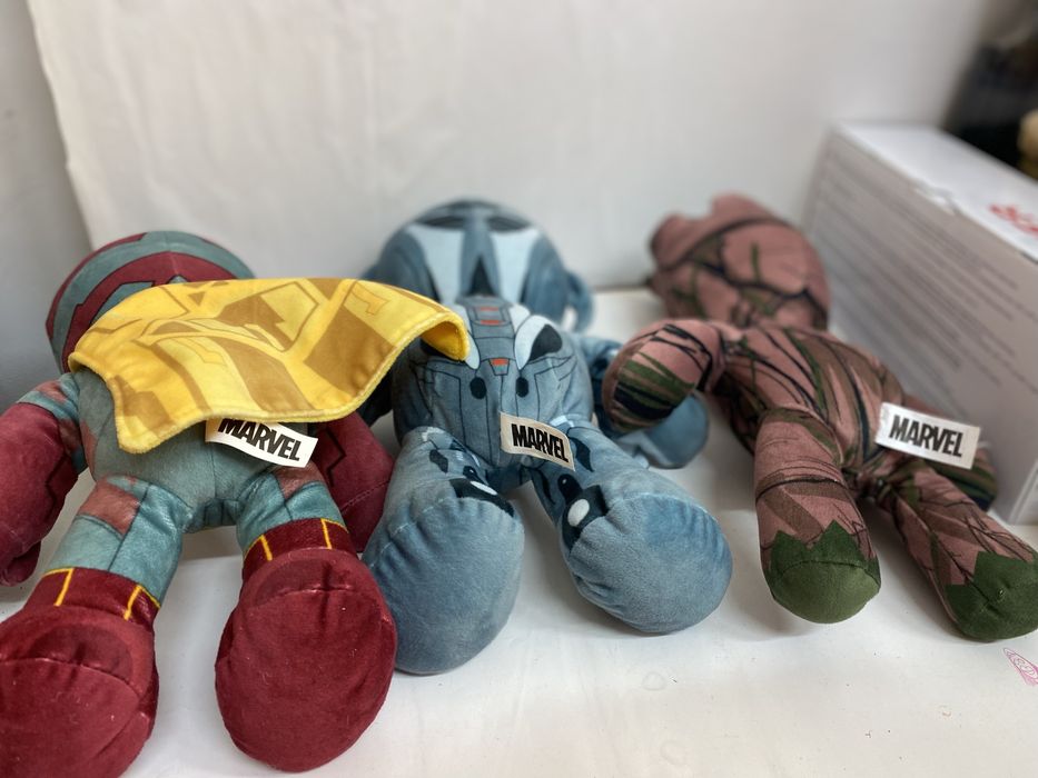 MARVEL lot 3 jucării din pluș 35 cm stare excelentă