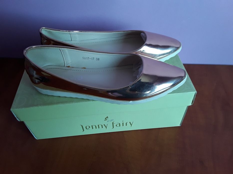 Vând Balerini Damă  Aurii Mărimea 38