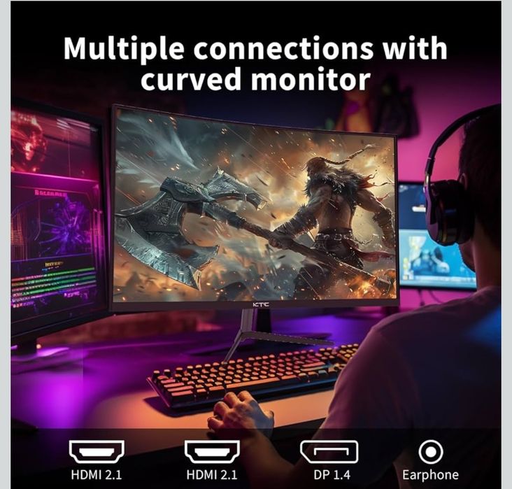 Monitor Gaming Curbat KTC H24S17, 24 inch