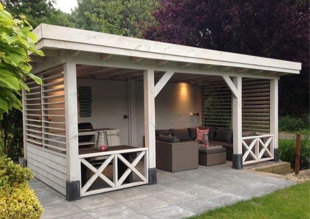 Mobilier de gradina pergole si carpoturi din lemn sau metal