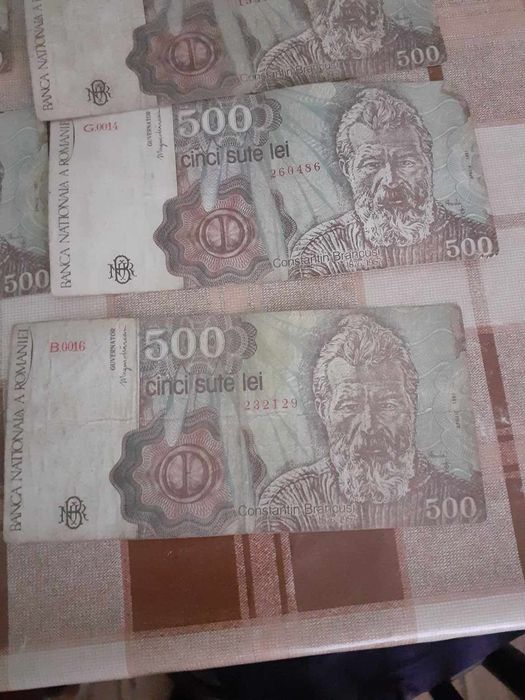 Vând bancnote vechi cu Brâncuși