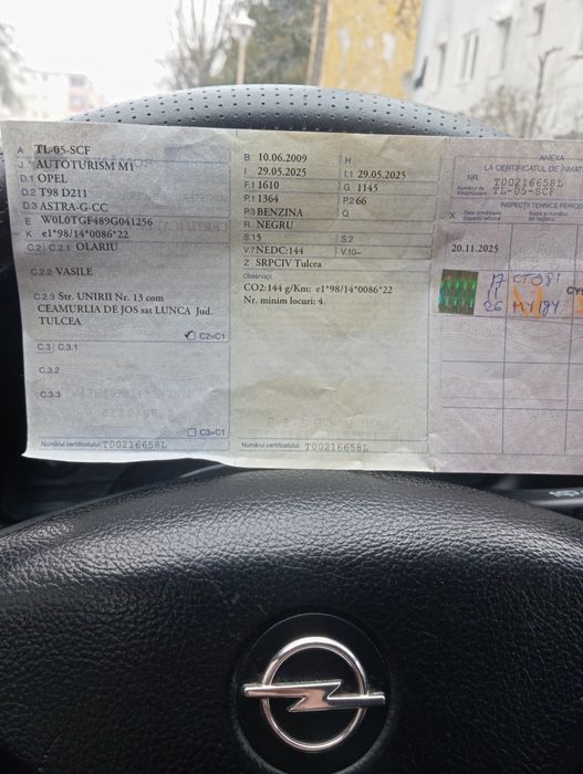 Vând Opel Astra G