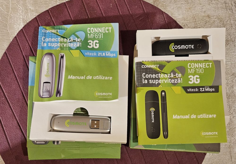 Stick uri Internet Cosmote noi , 2 bucati
