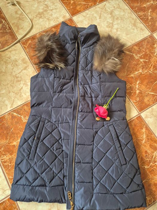 Vesta dama din puf natural