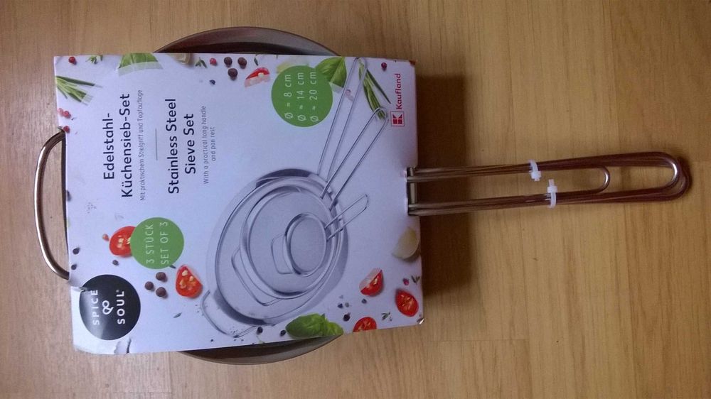 Vand strecuratoare/sita Spice&Soul diametru 8cm 3 lei si 14cm 4 lei