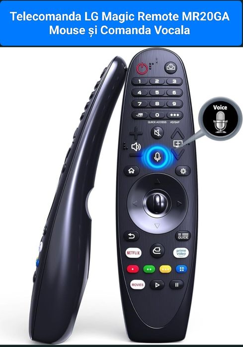 LG Magic Remote Telecomanda cu Pointer Mouse și Voice Control *