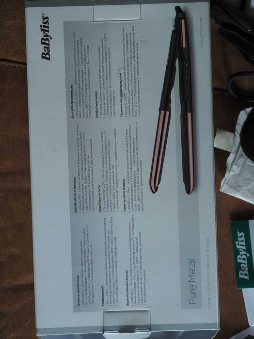 BaByliss Placă de păr 2in1 Straight & Curl Brilliance ST482E