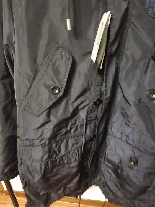 OFERTA Parka /Geaca barbati Zara interior detasabil  mar L - NOUA alba