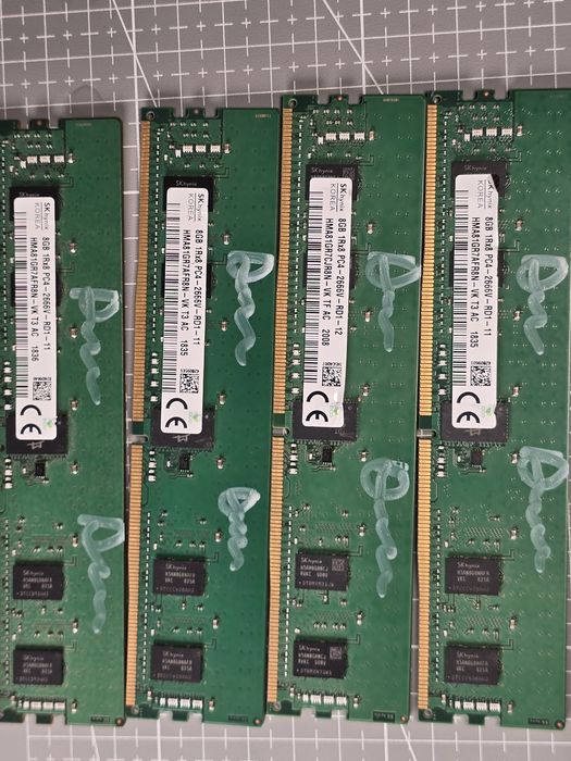 Kit RAM SK hynix 32GB DDR4 ECC Registered RDIMM 4 x 8GB 2666MHz