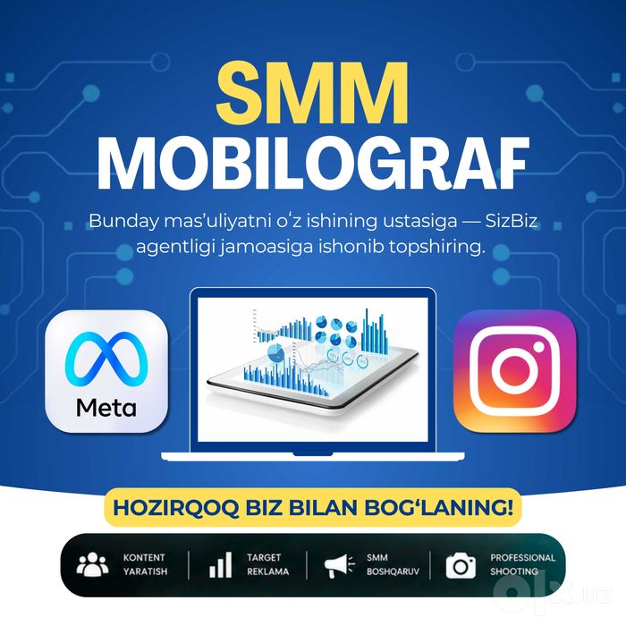 SMM | MOBILOGRAF TARGET Xizmatlari SizBiz Agentligi
