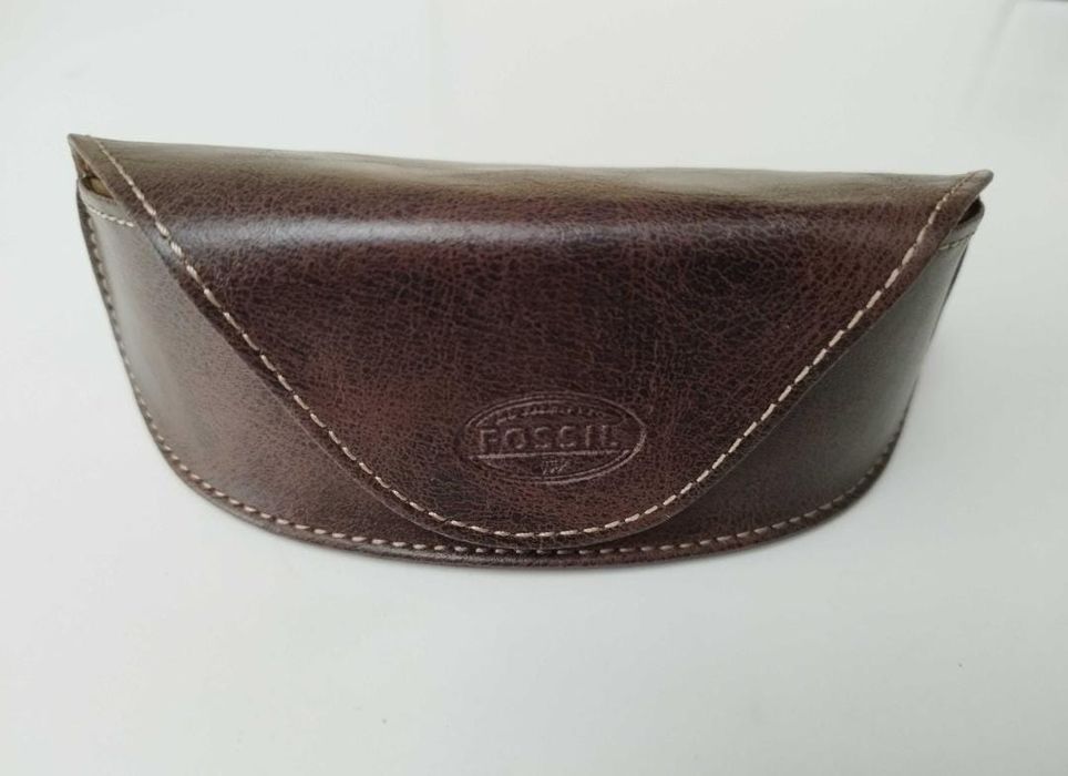 Toc Ochelari Fossil piele maro