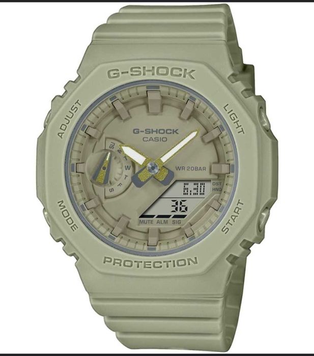Ceas Sport Casio g shock gma-s2100ba-3aer Neon green, Nou,Garantie 2 ani