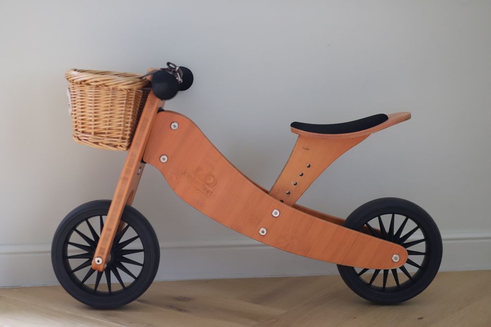 Kinderfeets Tiny Tot Plus Bamboo 2 in 1  Bicicleta/Tricicleta 18 luni - 4 ani