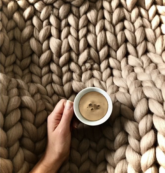 Одеяло от мериносова вълна ръчна изработка